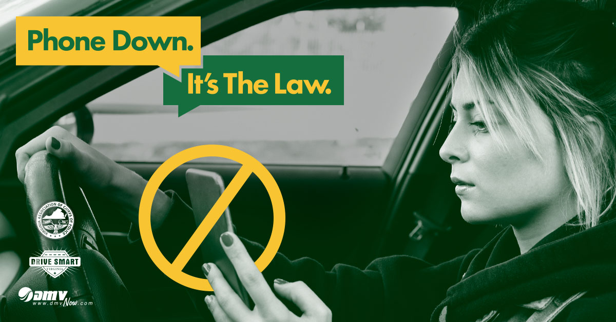 DRIVESMARTVA's tweet image. DYK: Drivers who text are more than twice as likely to be involved in a crash than drivers who are not distracted. So there. #DYK