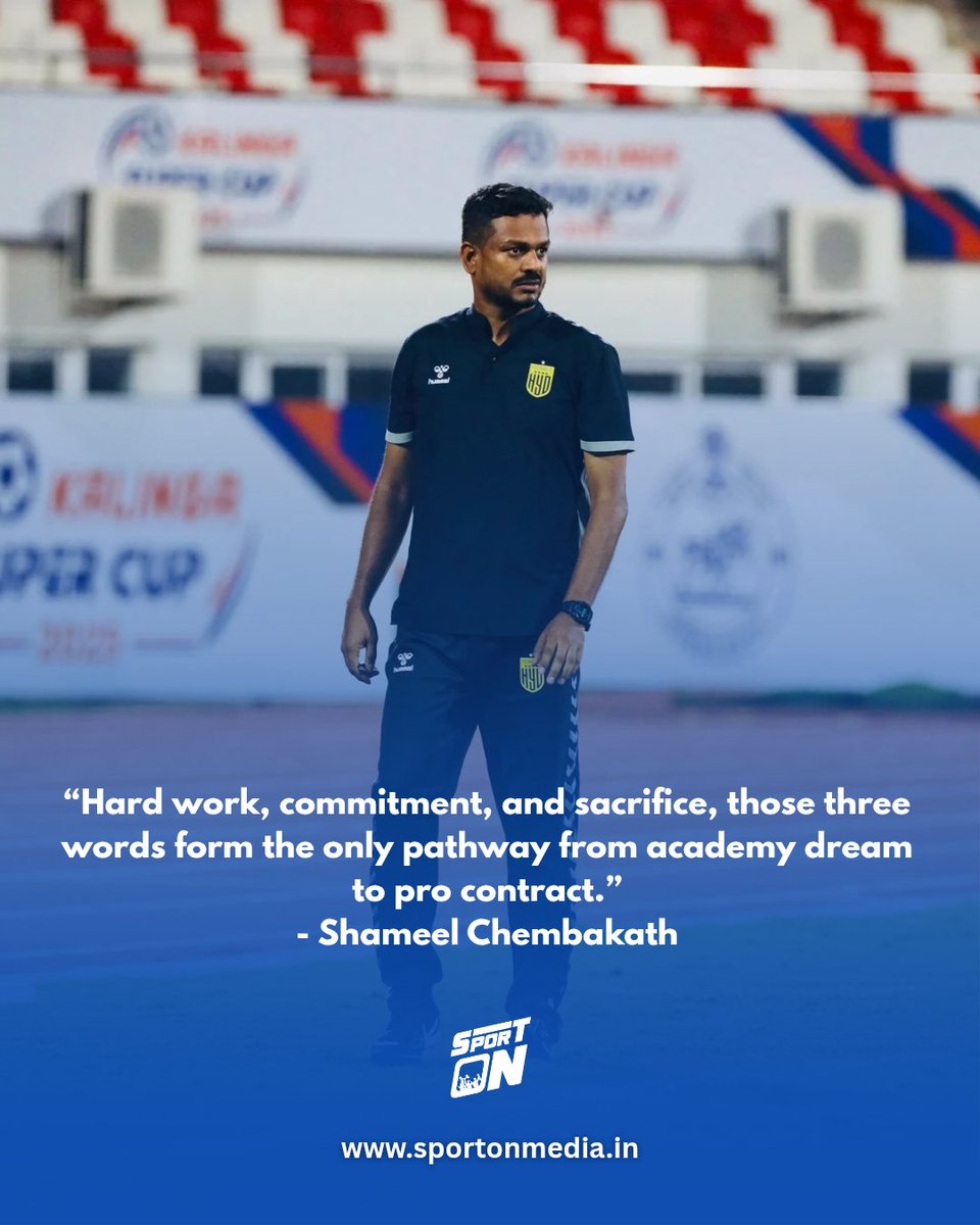 Exclusive: Shameel Chembakath on shaping the next generation with RF Young Champs U19! 

Insights into youth development, challenges, and the vision for Indian football’s future.

Read more:
 sportonmedia.in/shameel-chemba…

#ShameelChembakath #RFYoungChamps #IndianFootball #SportOnMedia