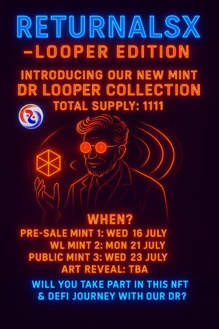 What’s good! 

We are giving away 3 <a href="/ReturnalsX/">Returnals🟣🔴</a> Fox WL tokens for their upcoming Hedera mint on Monday 21st July

To enter
🔸️Like &amp; Retweet
🔸️Follow <a href="/FuturityGalaxy/">Futurity Galaxies Ħ</a> &amp; <a href="/ReturnalsX/">Returnals🟣🔴</a>
🔸️Tag 3 HBAR friends