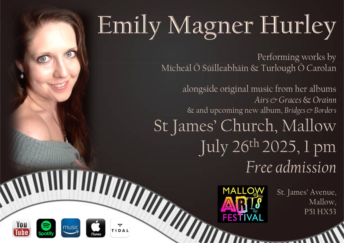 EmilyMagner's tweet image. Delighted to part of the Mallow Arts Fest this year! mallowartsfestival.com/2025-programme/
@MallowArtsFest