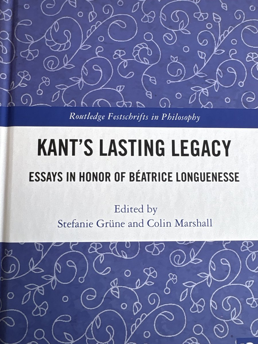 schafer_karl's tweet image. Wonderful to see this tribute to the work and lasting influence of Béatrice Longuenesse in the flesh.