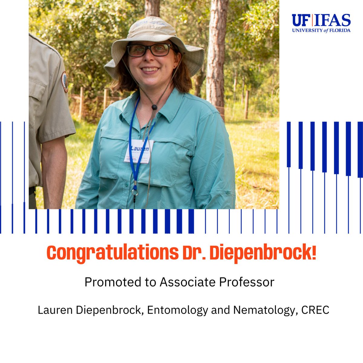 UF/IFAS Citrus REC (@ufifascitrusrec) on Twitter photo Congratulations to Dr. Diepenbrock on her promotion! #AllInForCitrus <a href="/UFCitrusBugs/">UFCitrusBugs 🍊🐞</a> <a href="/UFEntNem/">UF/IFAS Entomology & Nematology</a> Congratulations to Dr. Diepenbrock on her promotion! #AllInForCitrus <a href="/UFCitrusBugs/">UFCitrusBugs 🍊🐞</a> <a href="/UFEntNem/">UF/IFAS Entomology & Nematology</a>