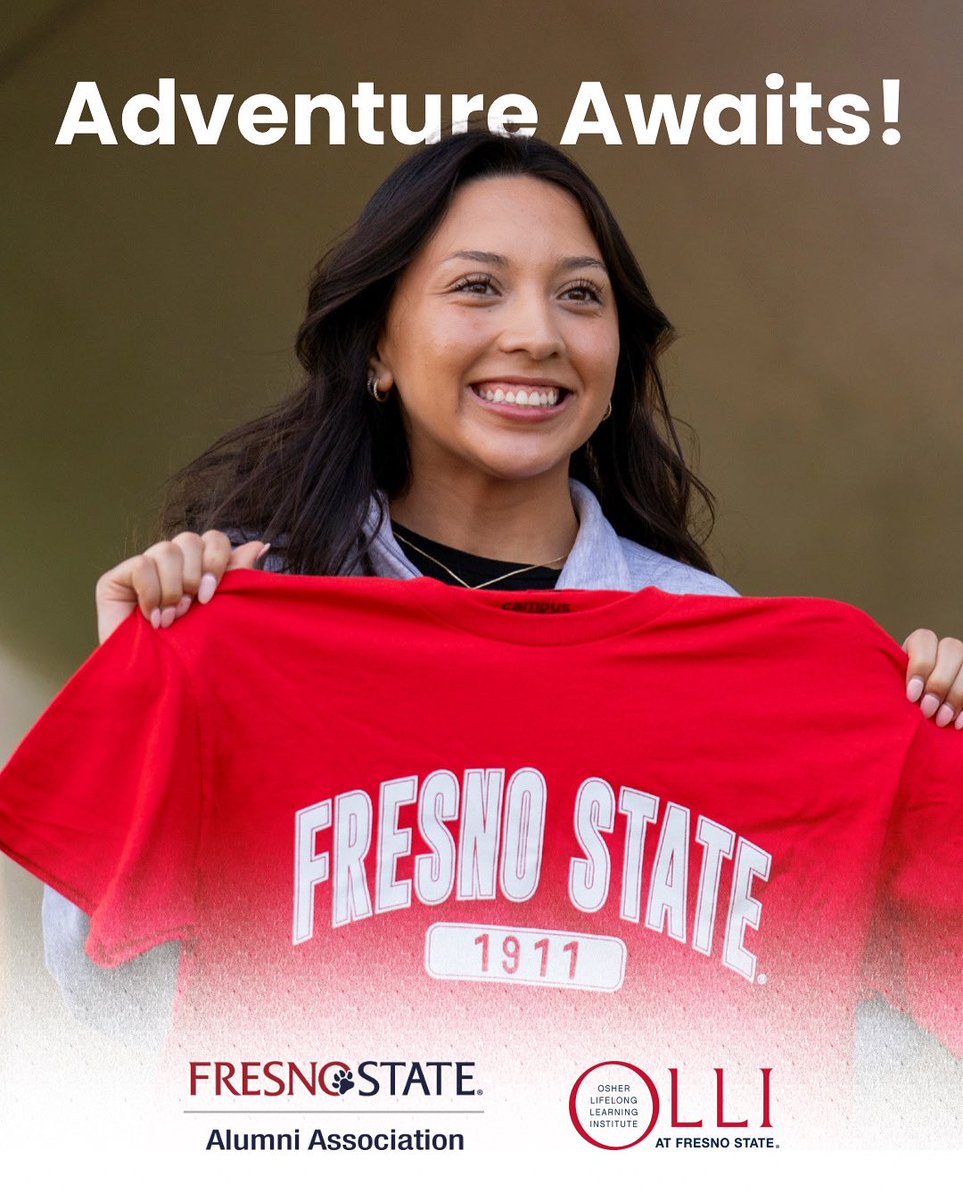 FresnoStateAlum's tweet image. Pack your bags, Bulldogs! We’ve collaborated with OLLI to bring you the Alumni & Friends Travel Program 🧳
Our first trip departs 2026— want more details?
Reserve your spot at our info session July 21st ➡️ bit.ly/AlumniTravel-26