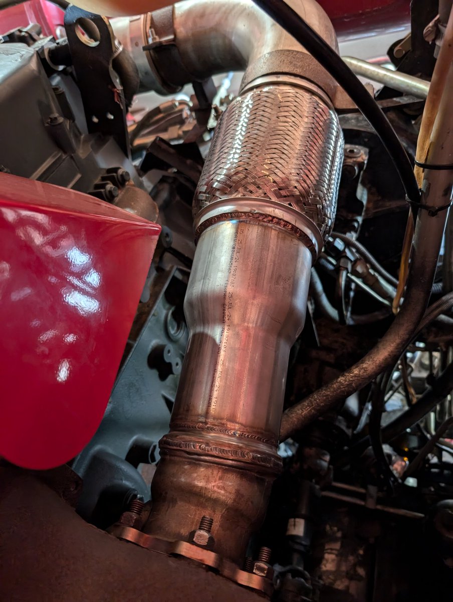When the local race car shop gets you out of a pinch and saves you a bunch of money.
This part of the exhaust would have cost more than my first truck if we got it from the dealer.
Much stronger than OEM too.