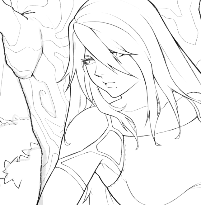 Here's a screenshot of a Nier Automata fan comic commission that I'm working on~

I think this is actually the first time in a while that I've drawn a long-haired character 🙃

#fancomic #nierautomata #A2nierautomata