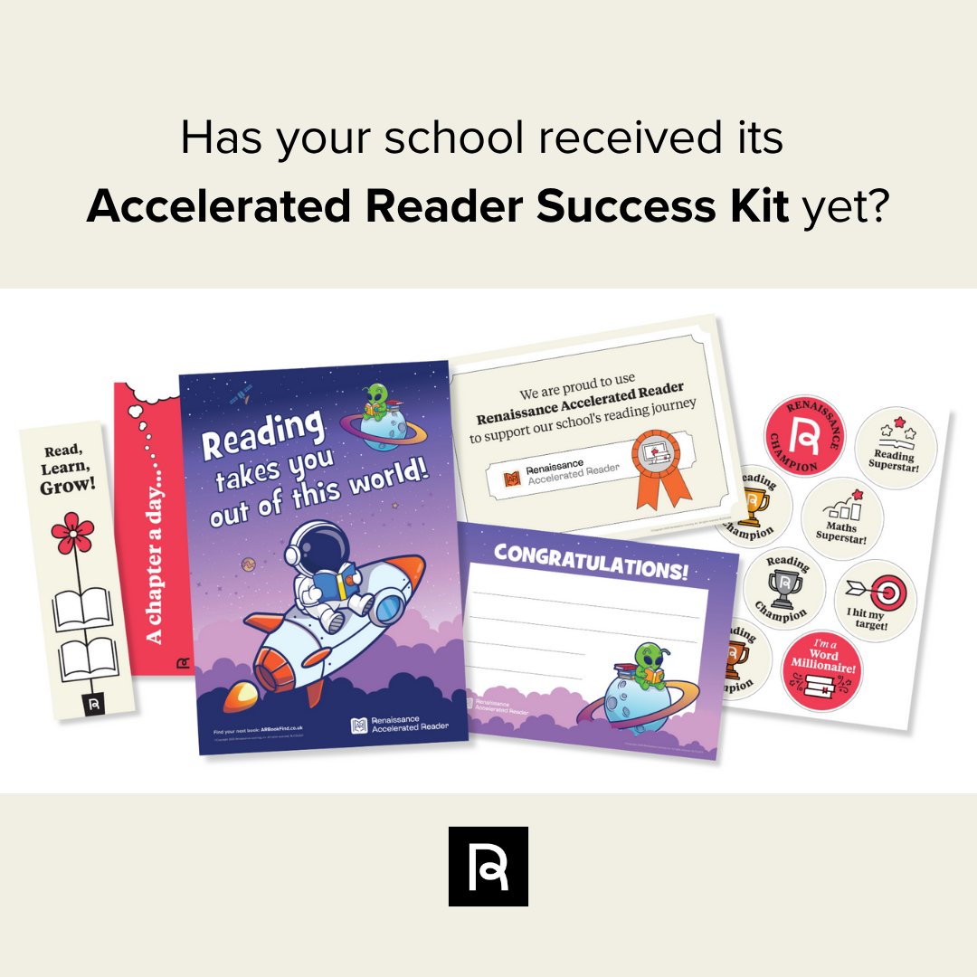 AccReader's tweet image. 📦 Has your school received its Accelerated Reader Success Kit yet?
We’d love to see it in action! 📚
Share a photo below or tag us @AcceleratedReader — we’d love to share it!