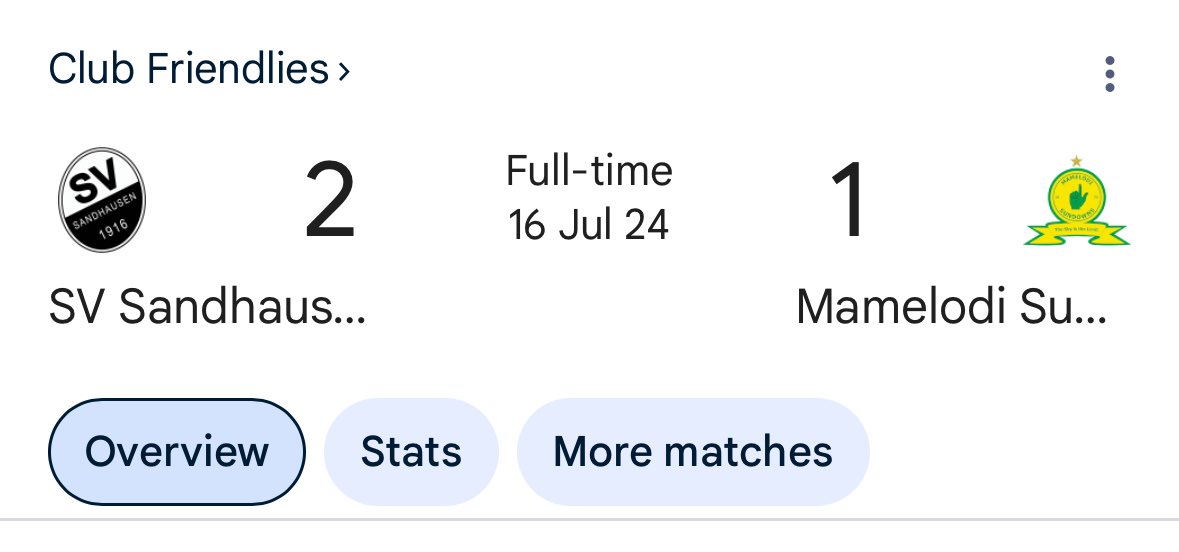 Brandvolume1's tweet photo. @hjmaluks @DineoManamela1 Did Sundowns not lose to SV Sanhaussen, a 4th division team in their pre season last year?  Yini ekhulumisayo vele? https://t.co/INAH20XlEm