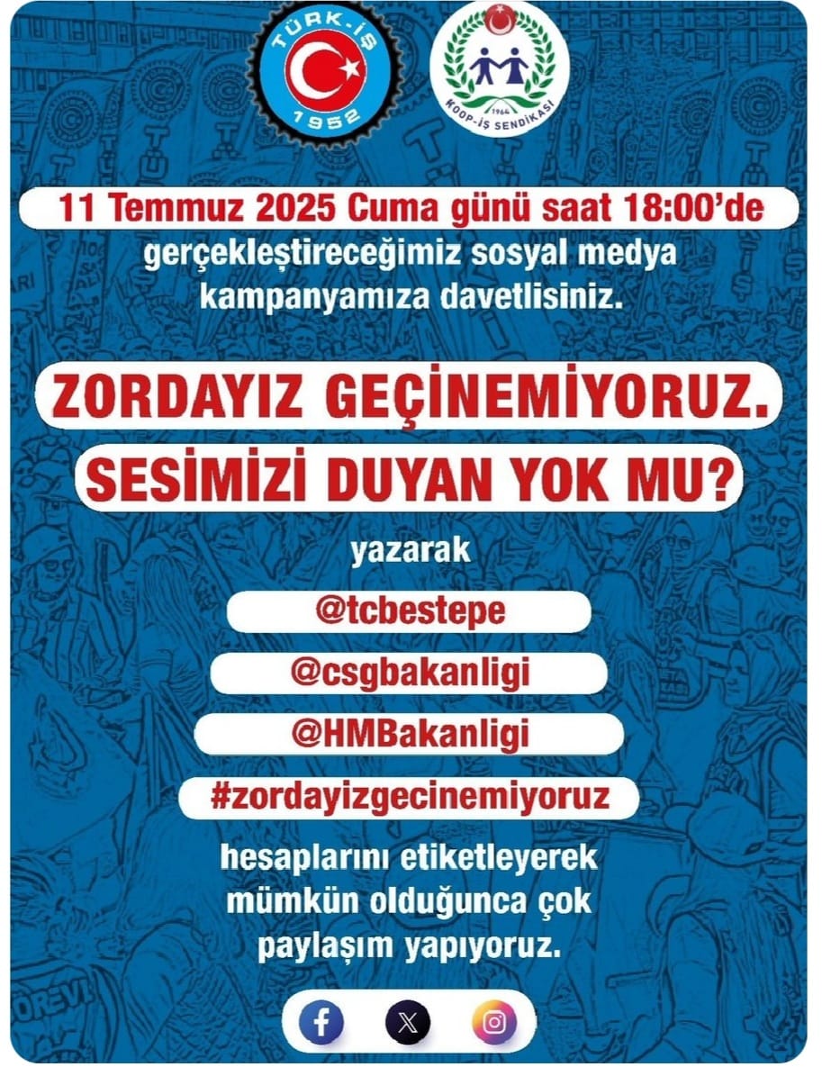 #ZordayızGeçinemiyoruz 
#Sesimiziduyanyokmu