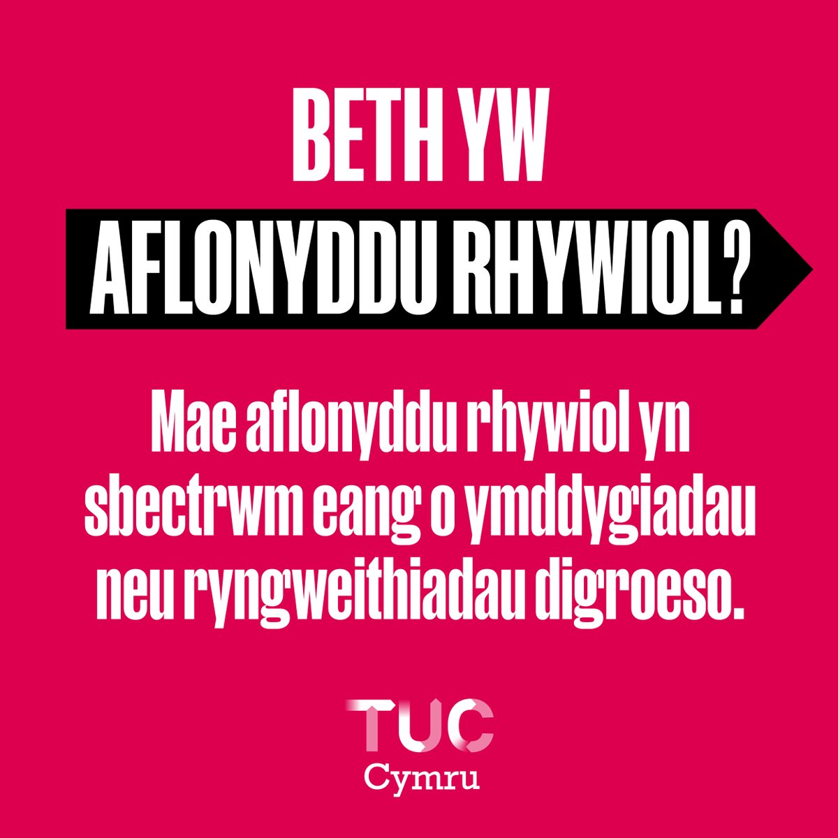 walestuc's tweet image. Beth yw aflonyddu rhywiol?
Sexual harassment can happen anywhere – including at work.
Over 50% of women and nearly 20% of men experience it.
It can be verbal, non-verbal or physical – from anyone you interact with at work.
🔗 Learn more via our bio. #WeWillSupportYou