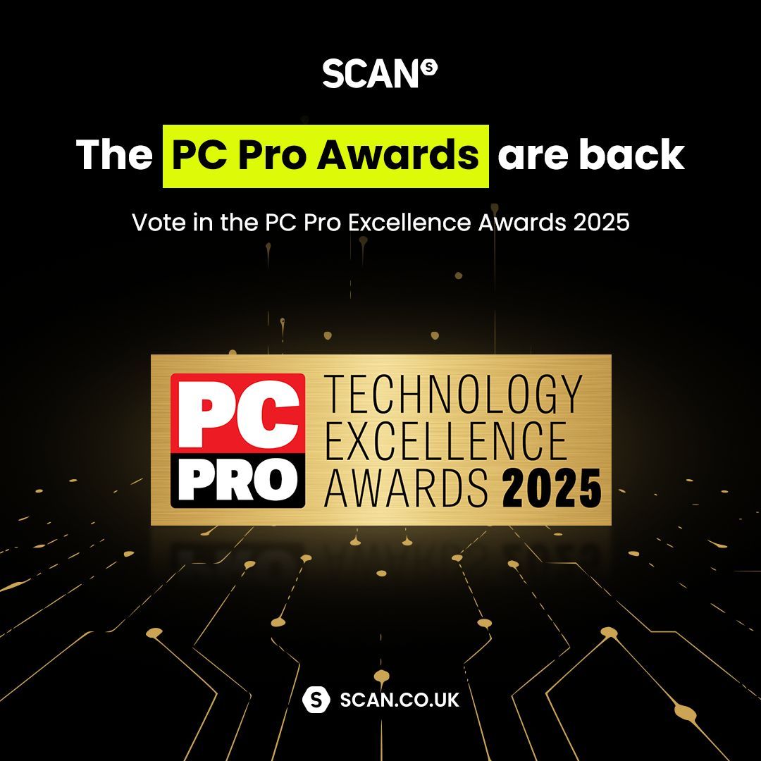 ScanComputers's tweet image. We're honoured to be nominated in the PC Pro Technology Excellence Awards again this year!
Cast your vote and be entered into a special prize draw -> buff.ly/GdpJvSg