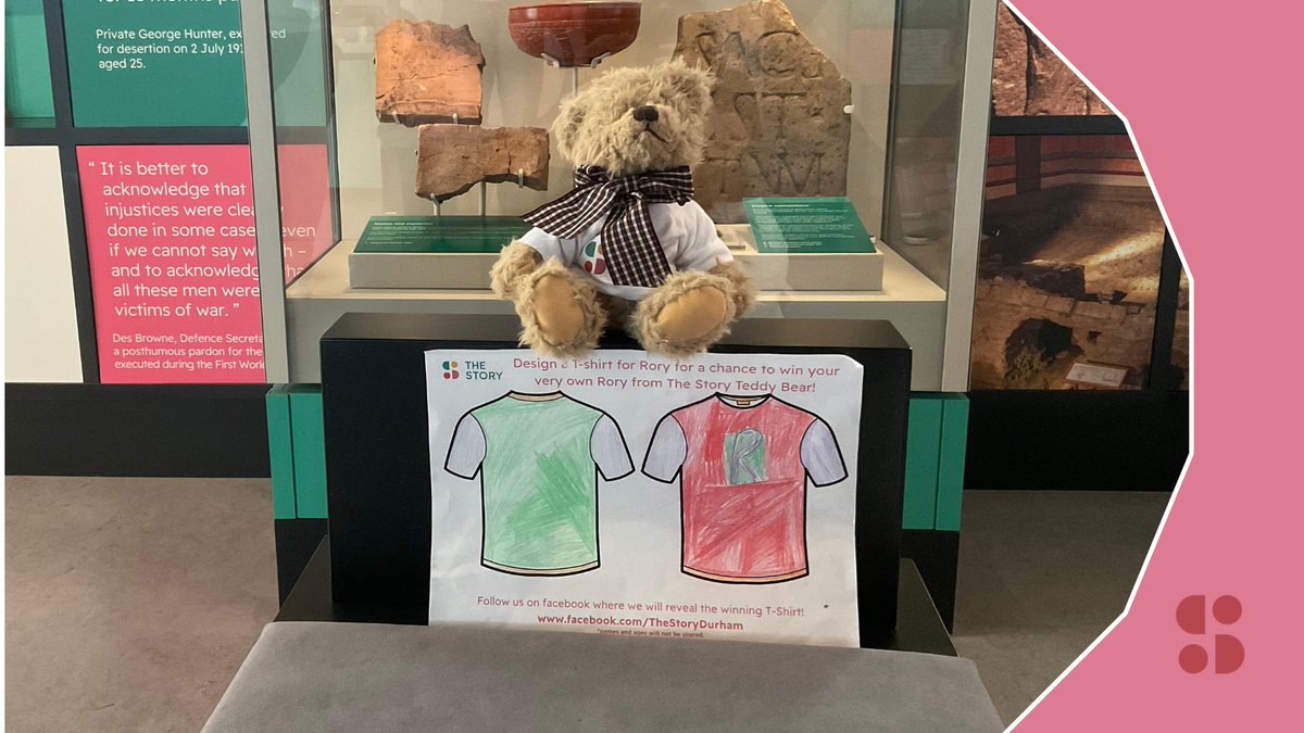 The Story Durham (@thestorydurham) on Twitter photo Rory has chosen a winner! This t-shirt design was a roar-ing success! If this design belongs to your child, please contact Rory's team at info@thestorydurham.org, with your child's name and age, to collect your very own Rory 🧸 Rory has chosen a winner! This t-shirt design was a roar-ing success! If this design belongs to your child, please contact Rory's team at info@thestorydurham.org, with your child's name and age, to collect your very own Rory 🧸