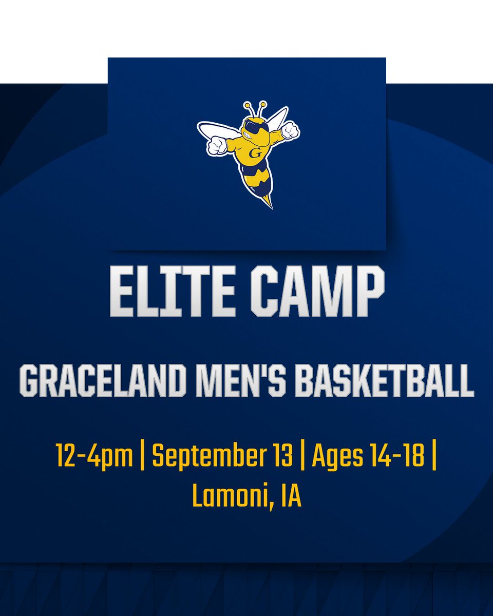 GUjackets's tweet image. Graceland University Men's Basketball is happy to be hosting an Elite Prospect Camp to evaluate potential recruits to join our program.
$54
Register at: register.ryzer.com/camp.cfm?sport…
