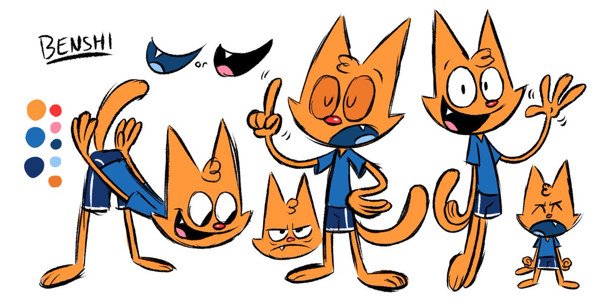 Absorbantsy's tweet image. Benshi reference sheet!