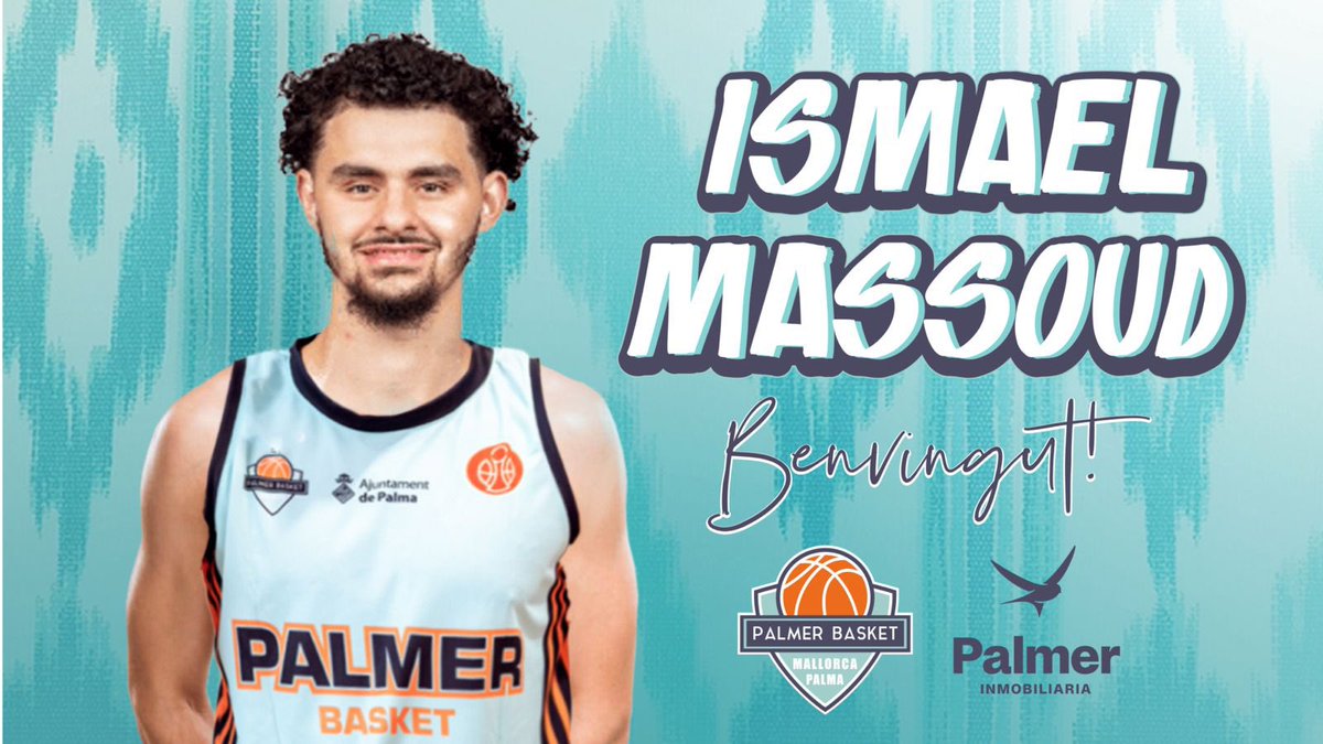 Ismael Massoud, un fitxatge 𝙡𝙚𝙩𝙖𝙡 per al Palmer Basket.

L’aler nascut a Madrid s’uneix al nostre equip per fer-nos gaudir amb la seva versatilitat i talent a pista.

Amb moltes ganes de veure’t brillar 𝙖 𝙘𝙖 𝙣𝙤𝙨𝙩𝙧𝙖.

🔗 palmerbasketmallorca.com/ismael-massoud…

Benvingut, Ismael! 🩵