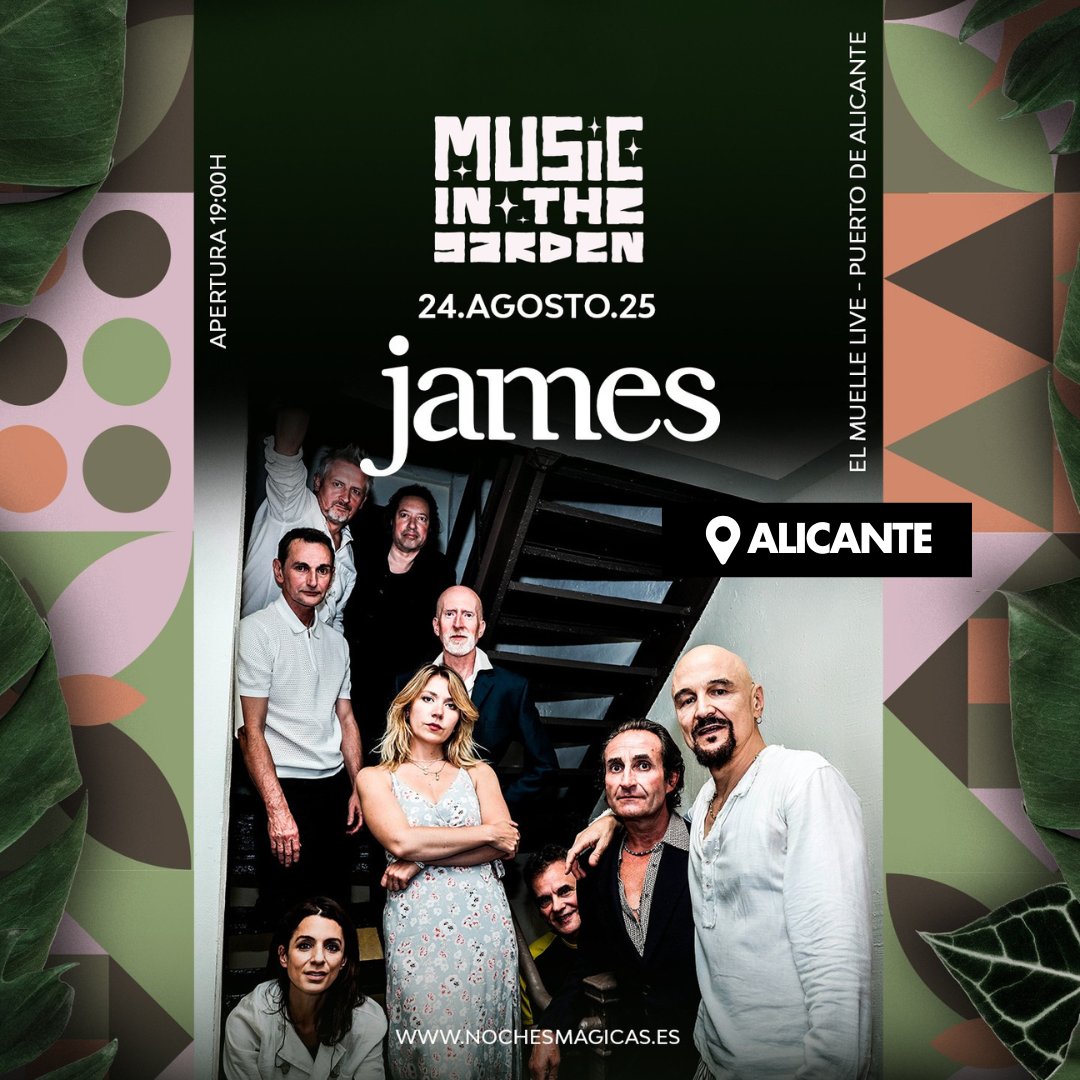wearejames's tweet image. 🇪🇸 Se avecinan espectáculos emocionantes en España, empezando por Madrid este miércoles. Las entradas para Madrid y Murcia están agotadas, pero las restantes están disponibles en linktr.ee/jamesisnotaper… NBL x
#JamesLive2025 #Spain #España
