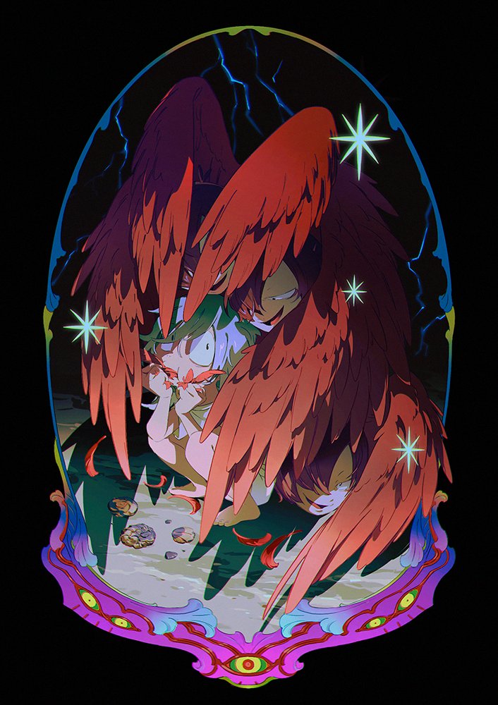 haljiyui's tweet image. 自己憐憫から自己嫌悪へ堕ち、魂は闇に沈む。
存在の目的を知りながらも、光を拒む。
心奥には真意が透徹し、反逆の天使のごとく天より墜ちたり。
否定されているものこそ、まさに己が存在であることを、
誰よりも鮮明に知る。
--- &lt;悪魔のように&gt;