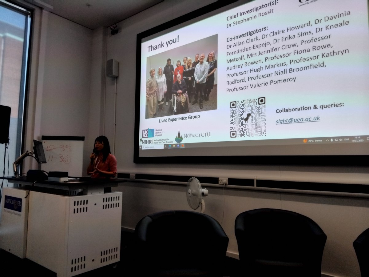 OPSYRIS1's tweet image. Thank you to Yidian Gao for your presentation at #OPSYRIS2025 on the SIGHT trial! An exciting RCT exploring grasp-based therapy for spatial neglect post-stroke. A valuable contribution to stroke rehab research! 🧠