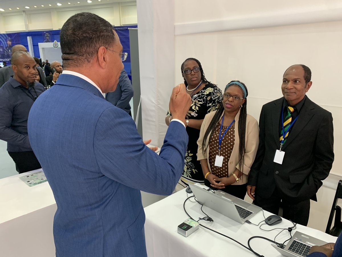 We were honoured to welcome the newly minted CARICOM Chairman and Prime Minister of Jamaica, Dr. the Most Honourable Andrew Holness, to the NIRA booth! He took a keen interest in exploring the innovative features of Jamaica's electronic identification card.

#NIRA #NIC #IDCard