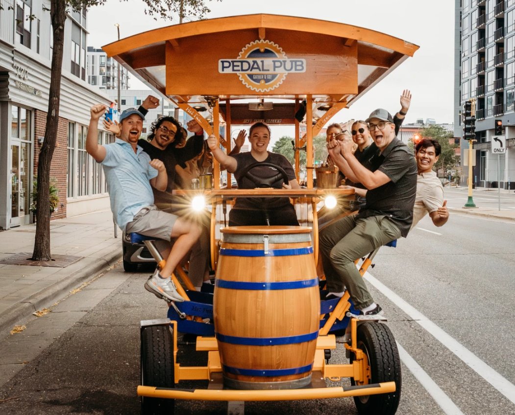 A local proponent has expressed an interest in purchasing a Pedal Pub to operate as a two-year pilot in the downtown core🚲🍻- it is on the agenda for Monday's City Council meeting. Looking forward to exploring the idea!