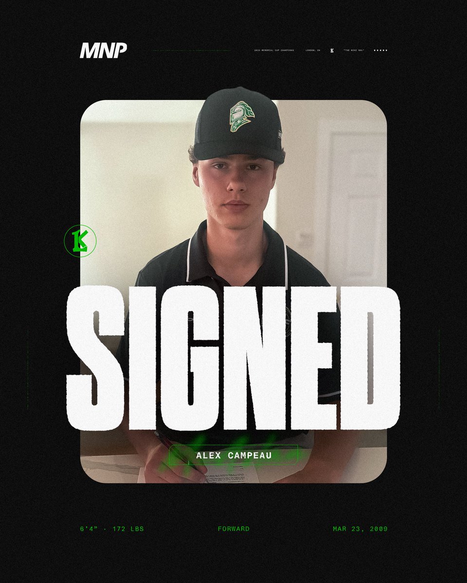 We've signed forward Alex Campeau to an OHL Scholarship &amp; Development Agreement.

DETAILS: tinyurl.com/mr299dec
