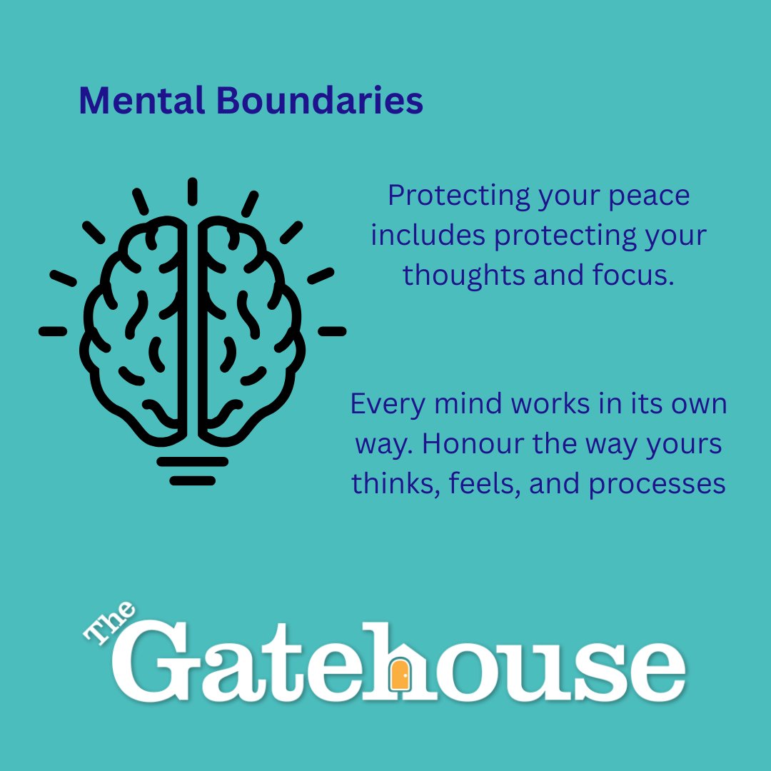 🧠 Everyone’s mind works differently. Trusting yours is self-respect.

Mental boundaries include needing time to process before responding.

💬 What’s your experience with mental boundaries?
No shame. No apologies. Just truth. 👇

#MentalBoundaries #TheGatehouseTO #CSAHealing