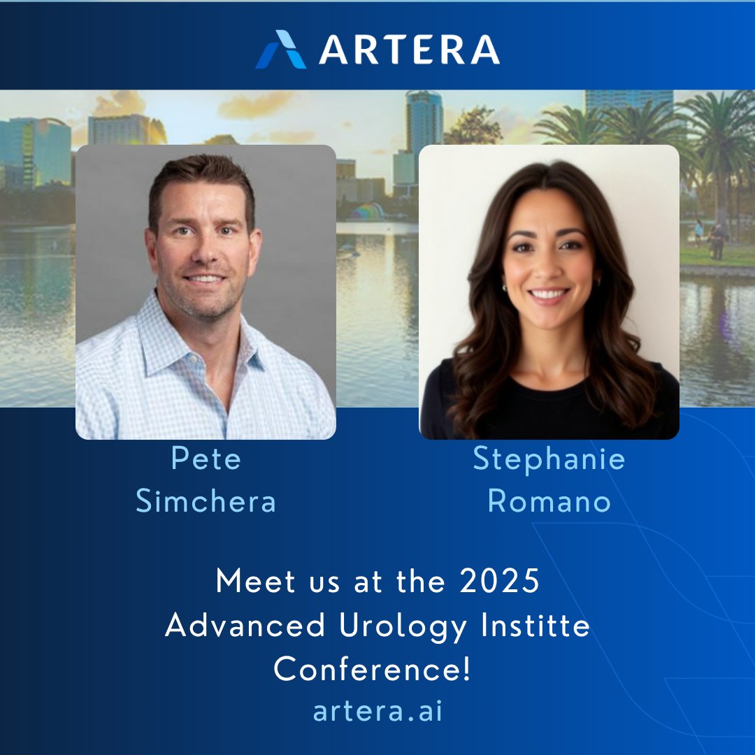 arteraAI's tweet image. The team is headed to the Advanced Urology Institute 2025 Conference next week! We look forward to connecting with leaders in #Urology and sharing more about how #ArteraAI is shaping the future of #prostatecancer care.
Reach out to us to set up a meeting.
@AdvancedUrology