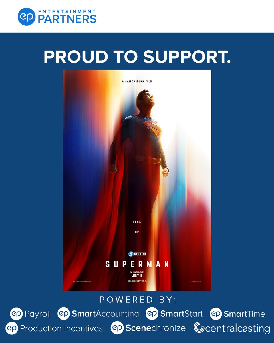 EntPartners's tweet image. Theaters: #ManofSteel returns to the big screen with the summer's biggest release in #Superman, starring #DavidCorenswet & directed by #JamesGunn!
Streaming: #Bosch spinoff #Ballard lands on Prime, #TooMuch on #Netflix and the new #Dexter series on #Paramountplus!