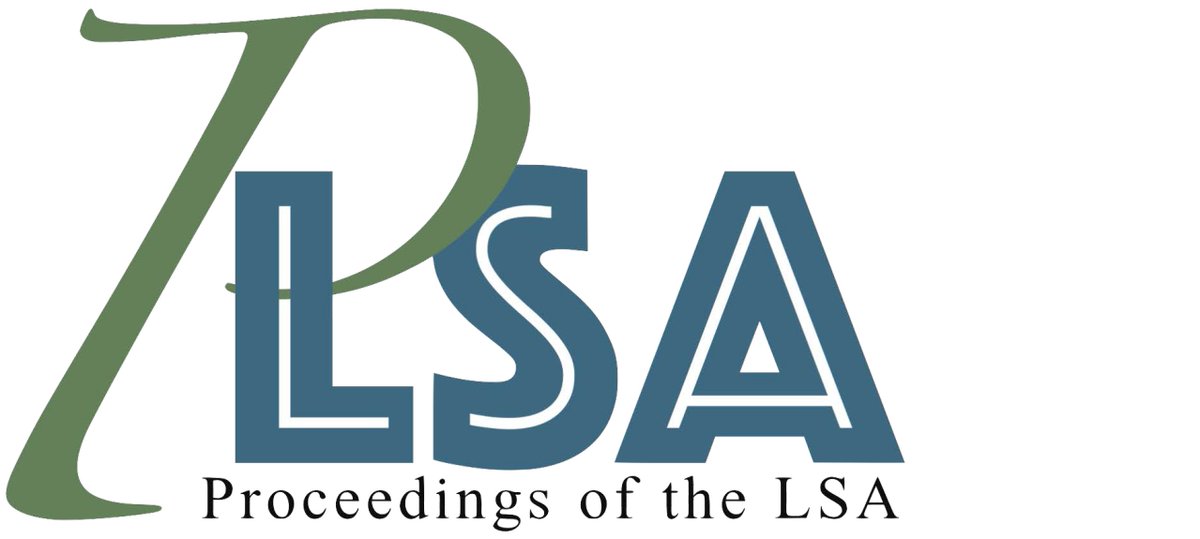 NOW AVAILABLE! Proceedings of the LSA Vol. 10. 

The 89 articles in the volume stem from research presented at the 2025 LSA Annual Meeting &amp; provide a marvelous showcase of the breadth and vitality of linguistics today, spanning the linguistic spectrum.  buff.ly/YP4MSZI
