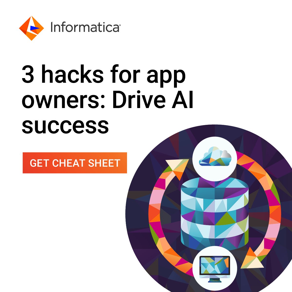 Informatica's tweet image. Did you know that 80% of companies report siloed operations that hinder data integration? Discover what app owners can do to overcome hurdles like this in our AI cheat sheet. 

View our cheat sheet here: infa.media/4nKbCqa

#AppIntegration #AI