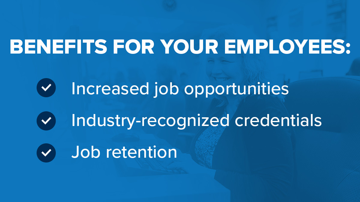 Build your business and empower your workforce! Our nationally recognized program drives business growth while opening doors to new opportunities and skills for your team.

Let’s build a stronger future together. 
 
#FloridaBusiness #EmployeeTraining