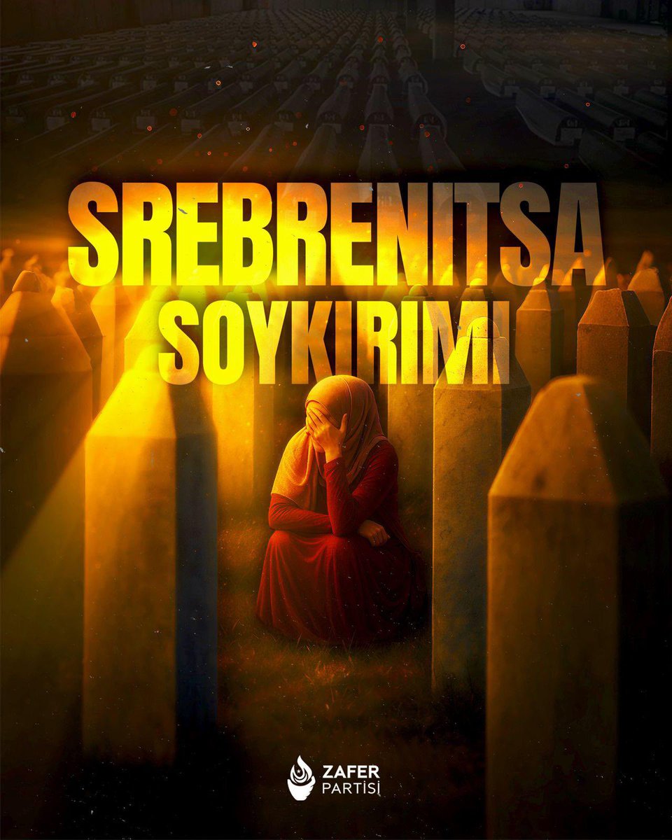 Avrupa’nın ortasında, dünyanın gözleri önünde Sırplar tarafından katliama uğrayan Bosnalı kardeşlerimizi rahmetle anıyoruz.