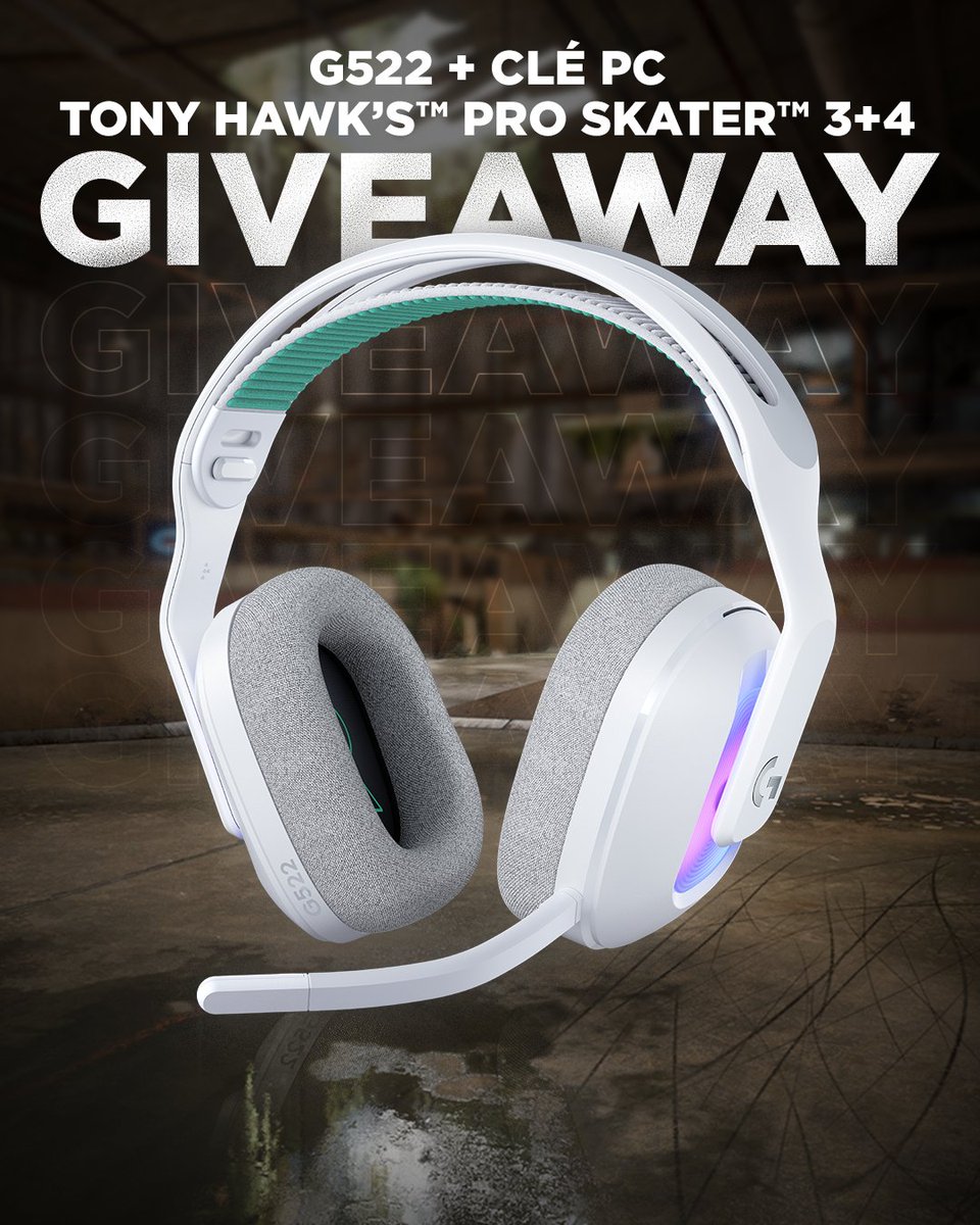 Logitech G France (@logitechgfrance) on Twitter photo Pour la sortie de Tony Hawk's™ Pro Skater™ 3 + 4, on vous fait gagner 1 casque G522 et 1 clé PC Edition Deluxe offerte par les bros d'<a href="/Activision/">Activision</a> !
Pour participer :
🔁 RT ce post
✅ Follow <a href="/LogitechGFrance/">Logitech G France</a> Pour la sortie de Tony Hawk's™ Pro Skater™ 3 + 4, on vous fait gagner 1 casque G522 et 1 clé PC Edition Deluxe offerte par les bros d'<a href="/Activision/">Activision</a> !
Pour participer :
🔁 RT ce post
✅ Follow <a href="/LogitechGFrance/">Logitech G France</a>