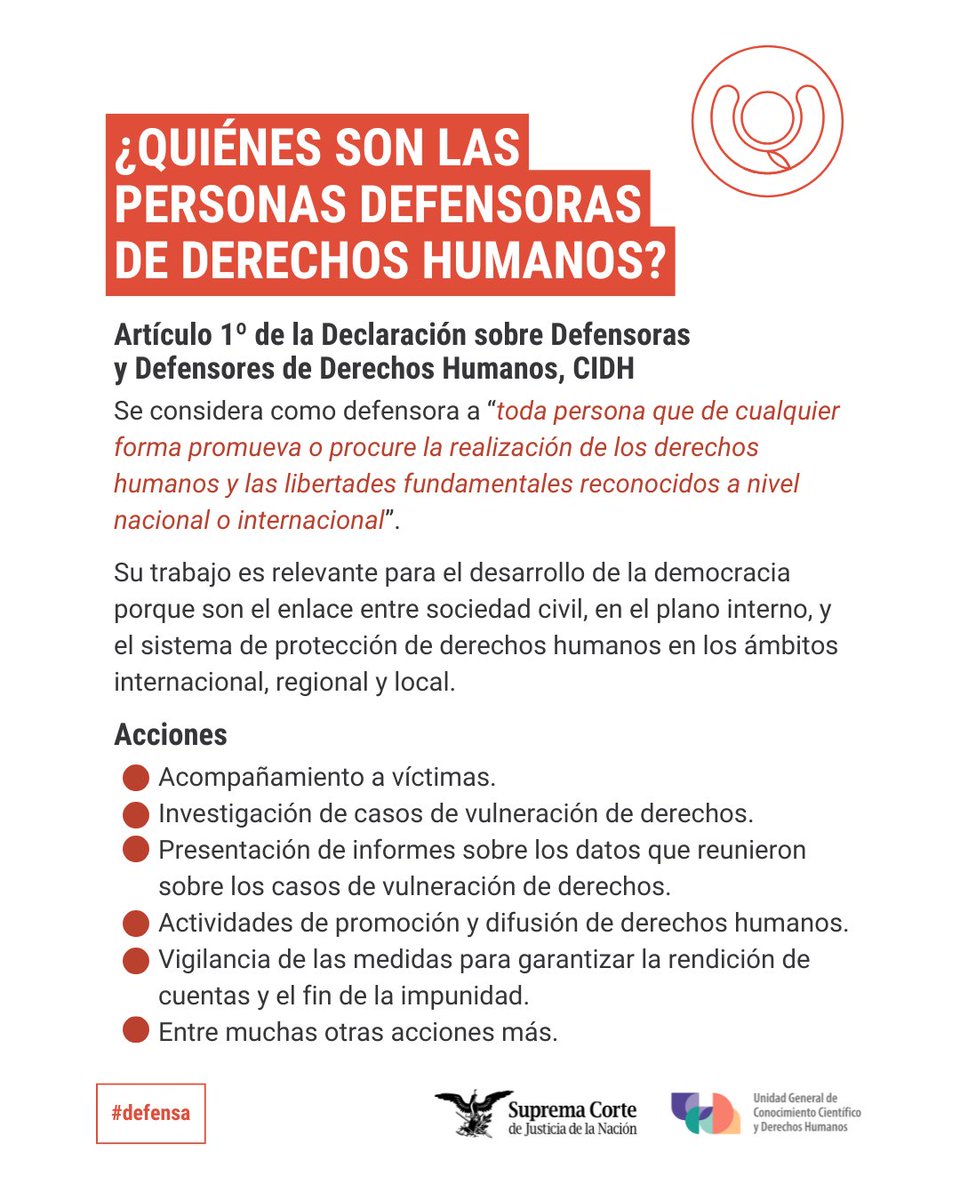 ddhh_scjn's tweet image. 📌 Las personas defensoras de derechos humanos abordan diversos problemas y están en todo el mundo, conoce más sobre su importante labor.

#DDHH #UGCCDH