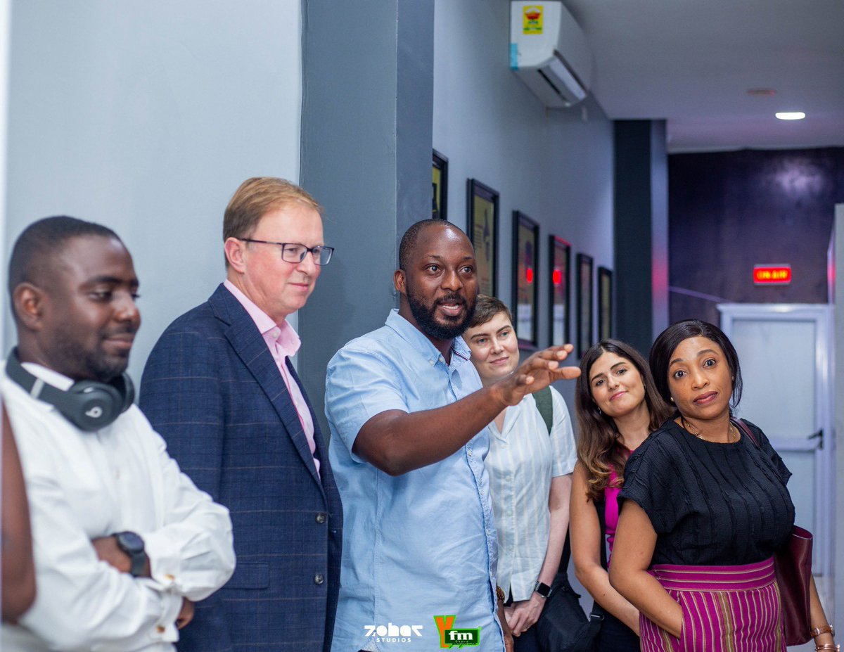 Erskine Whyte (@reverskinegh) on Twitter photo We hosted a delegation from <a href="/BBCWorld/">BBC News (World)</a> led by <a href="/smartin/">Steve Martin</a> two days ago at <a href="/Y1079FM/">YFM ACCRA</a> !! We discussed great ideas to foster the growth of our partnership and presented our plans on shaping the urban radio & music scene in Ghana!
Cc: <a href="/TKarikari/">TK</a> <a href="/hannah_gelbart/">Hannah Gelbart</a> #YFMGhana #YFMXBBC We hosted a delegation from <a href="/BBCWorld/">BBC News (World)</a> led by <a href="/smartin/">Steve Martin</a> two days ago at <a href="/Y1079FM/">YFM ACCRA</a> !! We discussed great ideas to foster the growth of our partnership and presented our plans on shaping the urban radio & music scene in Ghana!
Cc: <a href="/TKarikari/">TK</a> <a href="/hannah_gelbart/">Hannah Gelbart</a> #YFMGhana #YFMXBBC