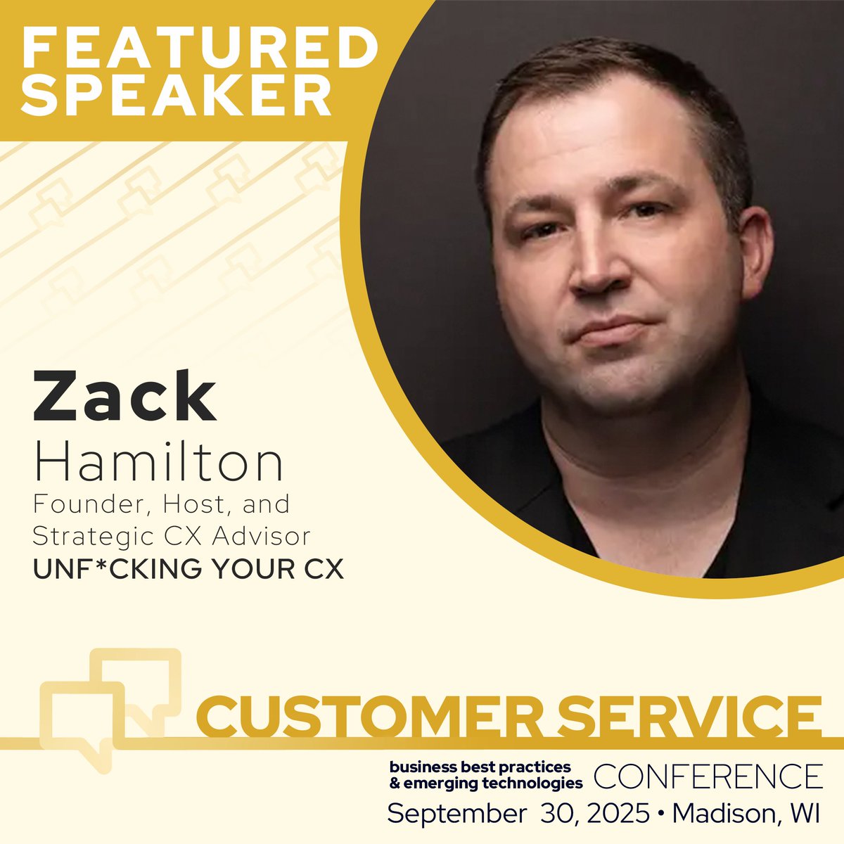 What if your CX strategy could drive 7x sales velocity? Join Zack Hamilton in the CS Track at the UWEBC Annual Conference. He’s helped brands turn CX into a strategic growth driver—and he’s bringing that insight to Madison this September. Register now: uwebc.wisc.edu/conference/