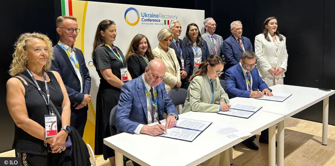 The <a href="/ilo/">International Labour Organization</a> announced a €3.5 million European Union contribution to help Ukraine 🇺🇦 align its labour laws and social dialogue systems with international standards.

Learn more: ow.ly/3wss50WojXC #URC2025 <a href="/ItalyMFA_int/">Italy MFA</a>