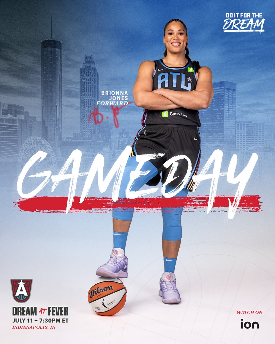Atlanta Dream (@atlantadream) on Twitter photo Road stretch starts today! 🏀
🆚 <a href="/IndianaFever/">Indiana Fever</a>
⏰ 7:30pm ET
📱 @IONTv @ionwnba
#DoItForTheDream Road stretch starts today! 🏀
🆚 <a href="/IndianaFever/">Indiana Fever</a>
⏰ 7:30pm ET
📱 @IONTv @ionwnba
#DoItForTheDream