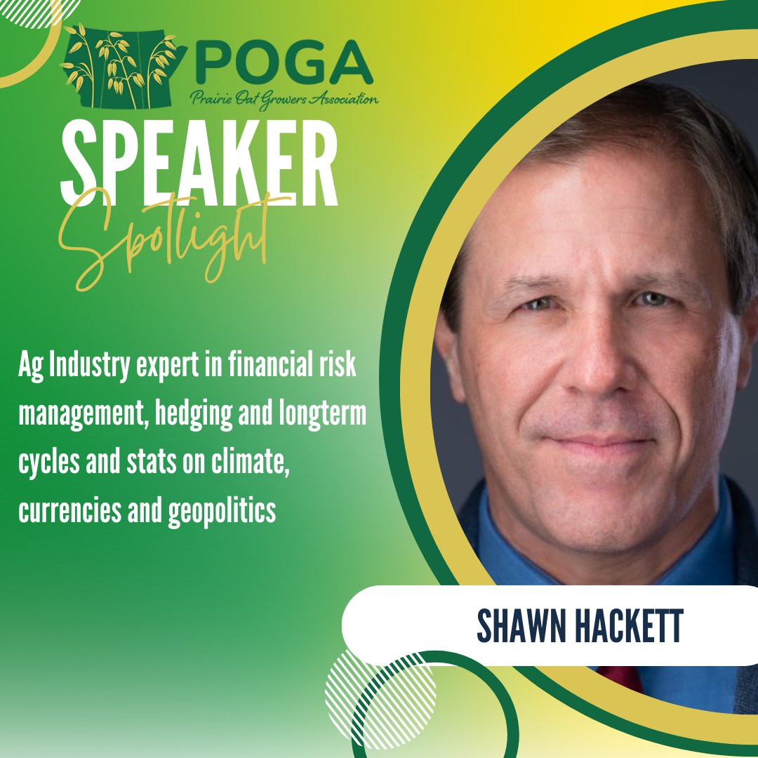 Speaker Spotlight: Shawn Hackett
Join us at the POGA AGM to hear from ag industry expert Shawn Hackett on:

🌦️ Weather
🌍 Geopolitics
📈 Ag price cycles &amp; risk

How global forces are shaping the future of farming. Don’t miss it!

poga.ca/about-poga/pog…