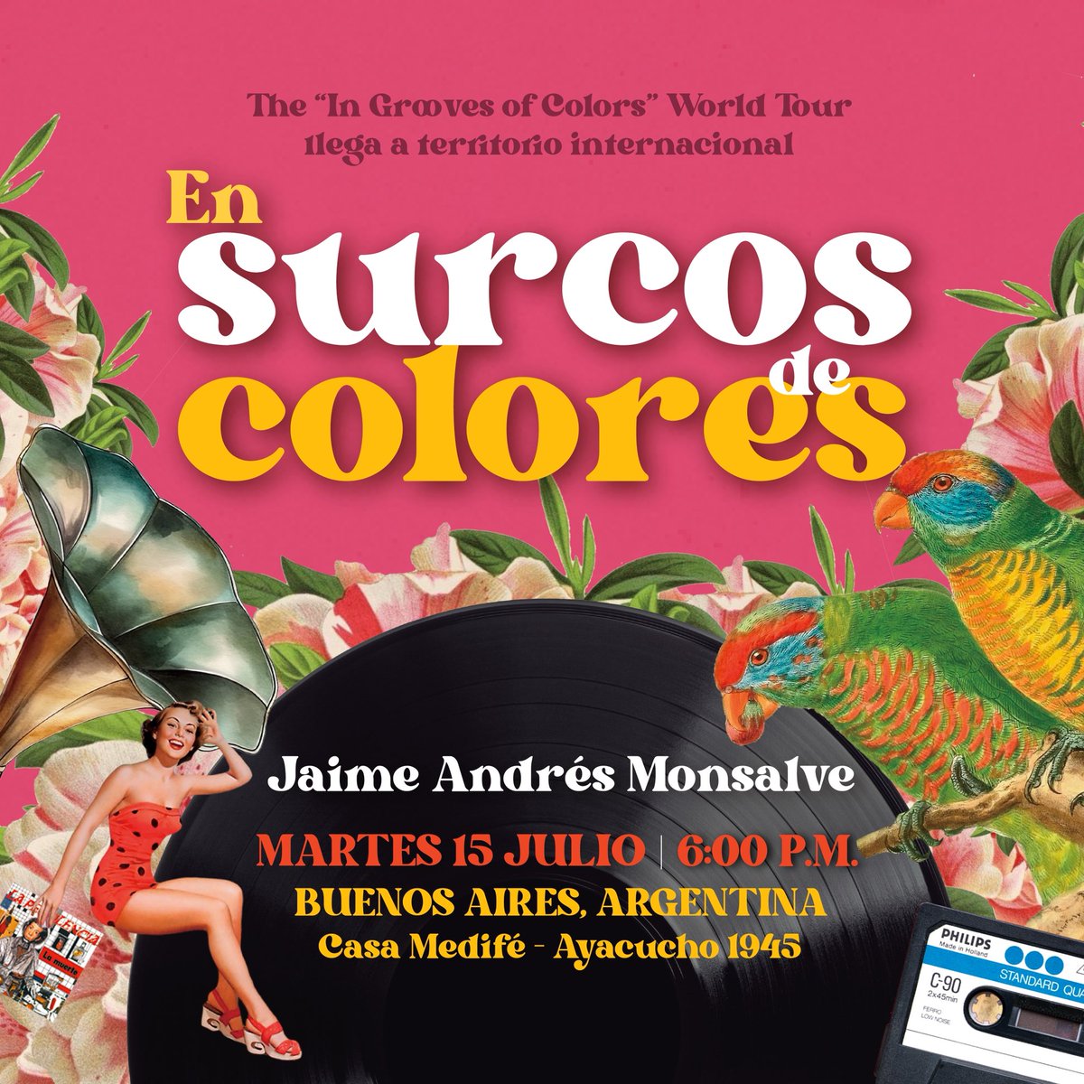 ¡Gracias, Lima! 🇵🇪 

Y ahora, “In Grooves of Colors World Tour” se va para Buenos Aires. 🇦🇷 

Amigos porteños, los espero el martes.