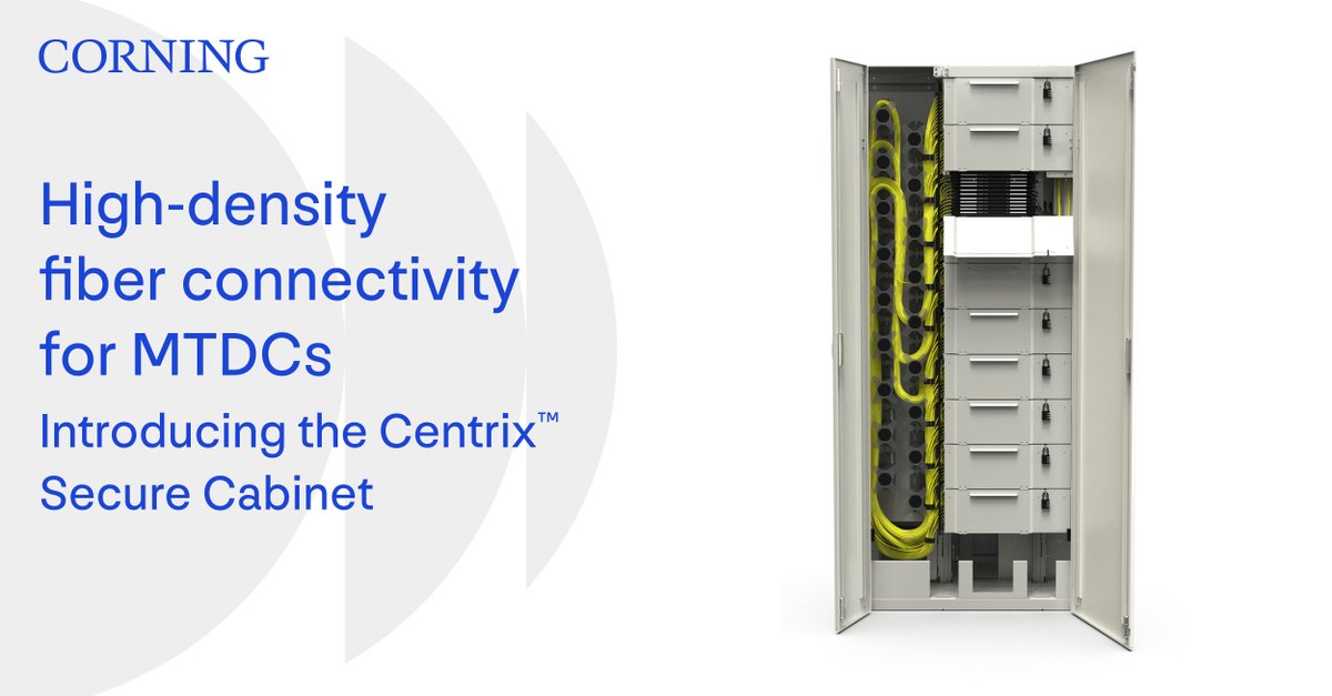 Protect your fiber infrastructure with secure high-density solutions.
The Centrix™ Secure Cabinet combines advanced security with high-density fiber connectivity, helping multitenant data centers maximize space efficiency. Learn more about Centrix™: ms.spr.ly/6019S7p5T