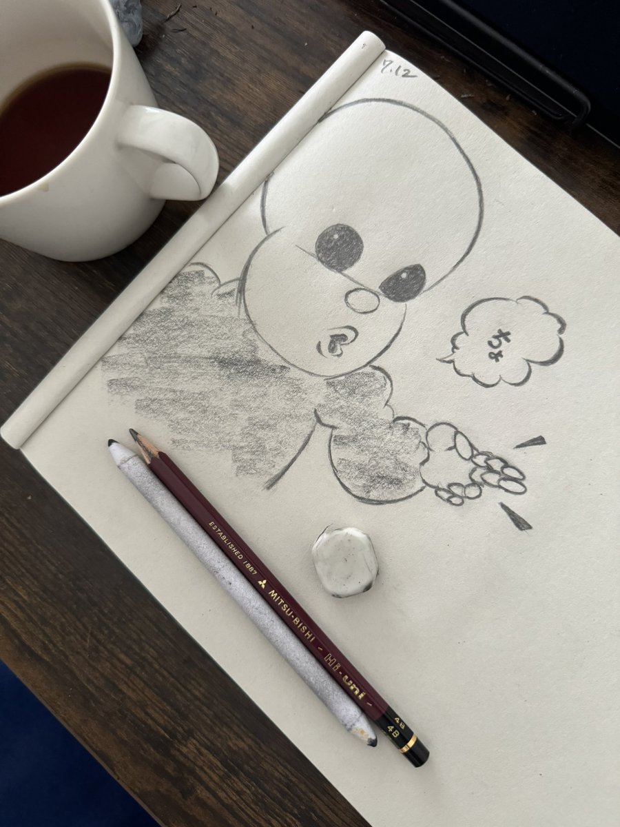 bakurora62's tweet photo. 去年の今日の話

死んだのが信じられなくて、確か死んで6日ぐらい経って

あぁ、ほんとに死んだんだなって思ったら「俺絵描けるじゃん残そう」って描いたのが去年の今日

去年はめっちゃ描けたと思ったけど今見たらバランス悪すぎだったんだな

俺は生きてるよ、真っ青な空の下で
#GONGON #B_DASH https://t.co/Or0APXbDbM
