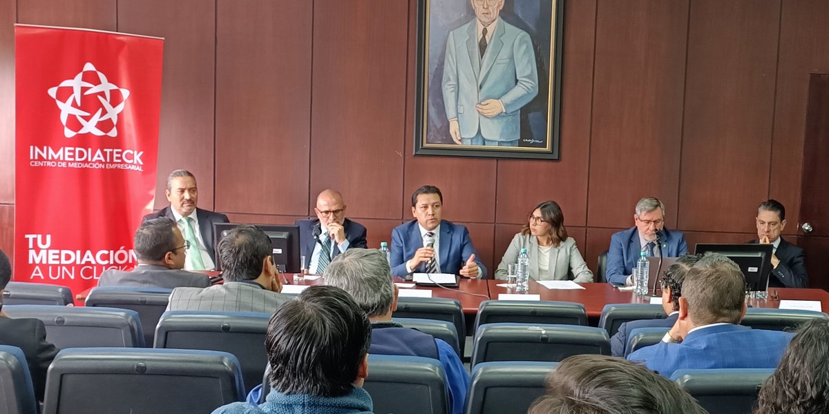 inmediateck's tweet photo. 📌 En el panel 1 “La mediación como herramienta estratégica para la gestión de las empresas”, los panelistas invitados coincidieron en que la mediación debe ser parte de la cultura empresarial para gestionar conflictos con visión estratégica.
#Inmediateck #MediaciónCorporativa https://t.co/pi3WQjVd3S