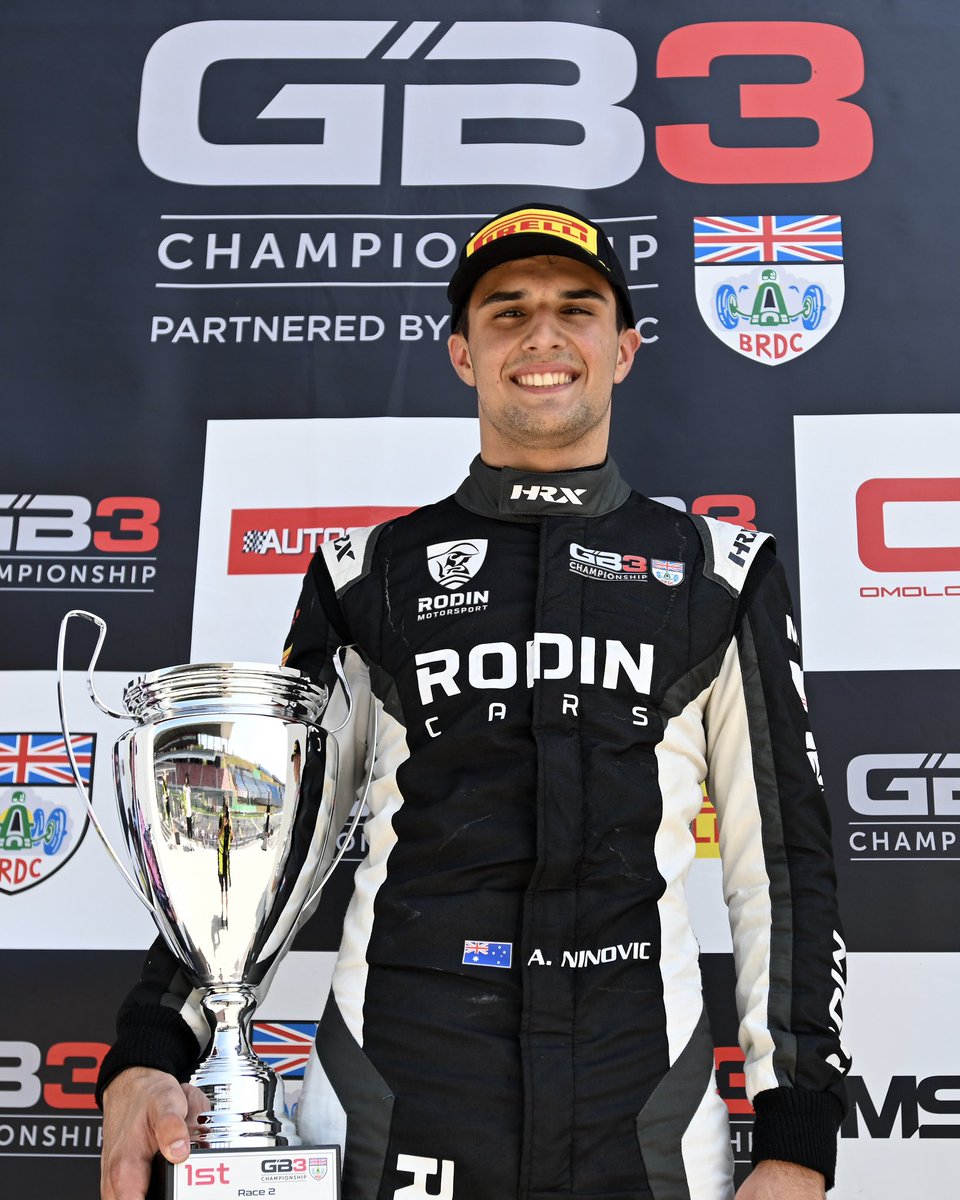 RodinMotorsport's tweet image. Alex Ninovic in the @GB3Championship after Hungary 🇭🇺
🔝 of the driver championship standings
1️⃣ Leader in the Jack Cavill Pole Position Cup
⏱️ Fastest driver of the weekend at the Hungaroring
👏👏👏
📸 @JakobEbrey
#RodinMotorsport @RodinCars #GB3