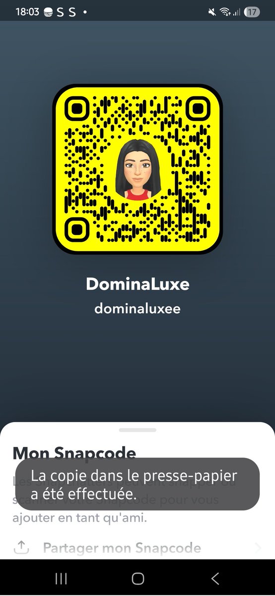 Ceux qui veulent m’avoir plus près…
Snap privé 👀 mais réservé aux soumis sérieux.
👉 Ajoute-moi : dominaluxee

(Tribute obligatoire si tu veux que je t’accepte 🖤)

#Findom #SnapFemdom #PayPig #DominaFr #FeetGoddess
