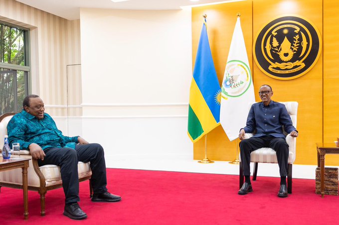 UPDATE: This afternoon, President Kagame received former Kenyan President Uhuru Kenyatta, one of the EAC-SADC Facilitators for the Eastern DRC peace process. 

Their discussions focused on the ongoing efforts to achieve durable peace in Eastern DRC and address the root causes of