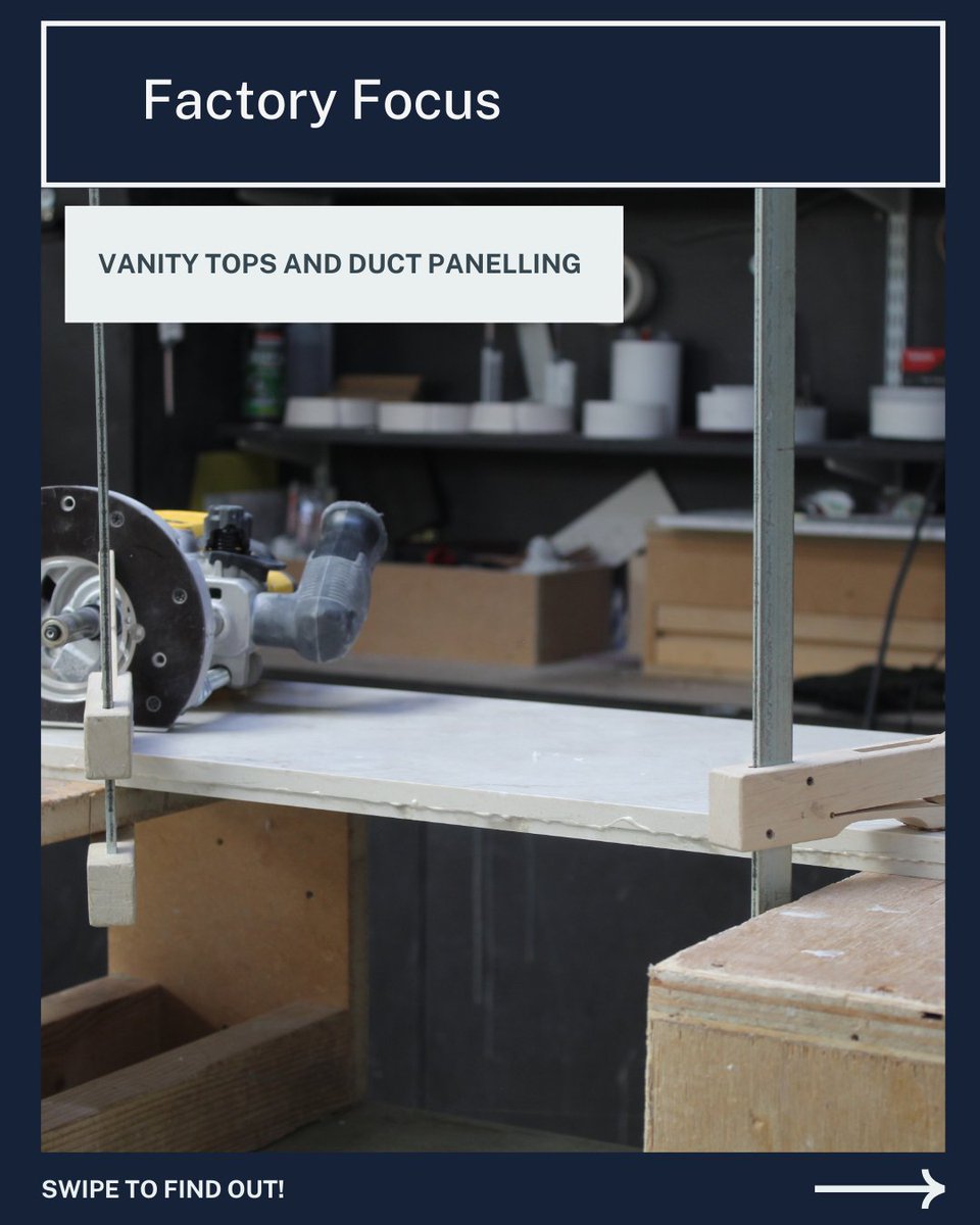 washroom_tweets's tweet image. Day 5 of Factory Focus Week 🛠️✨

Vanity tops and duct paneling in progress for 6 More London.
Precision cuts, smooth finishes, and everything made to spec.
Quality that fits the space perfectly.

#FactoryFocusWeek #VanityTops #DuctPaneling #6MoreLondon #JoineryWorkshop