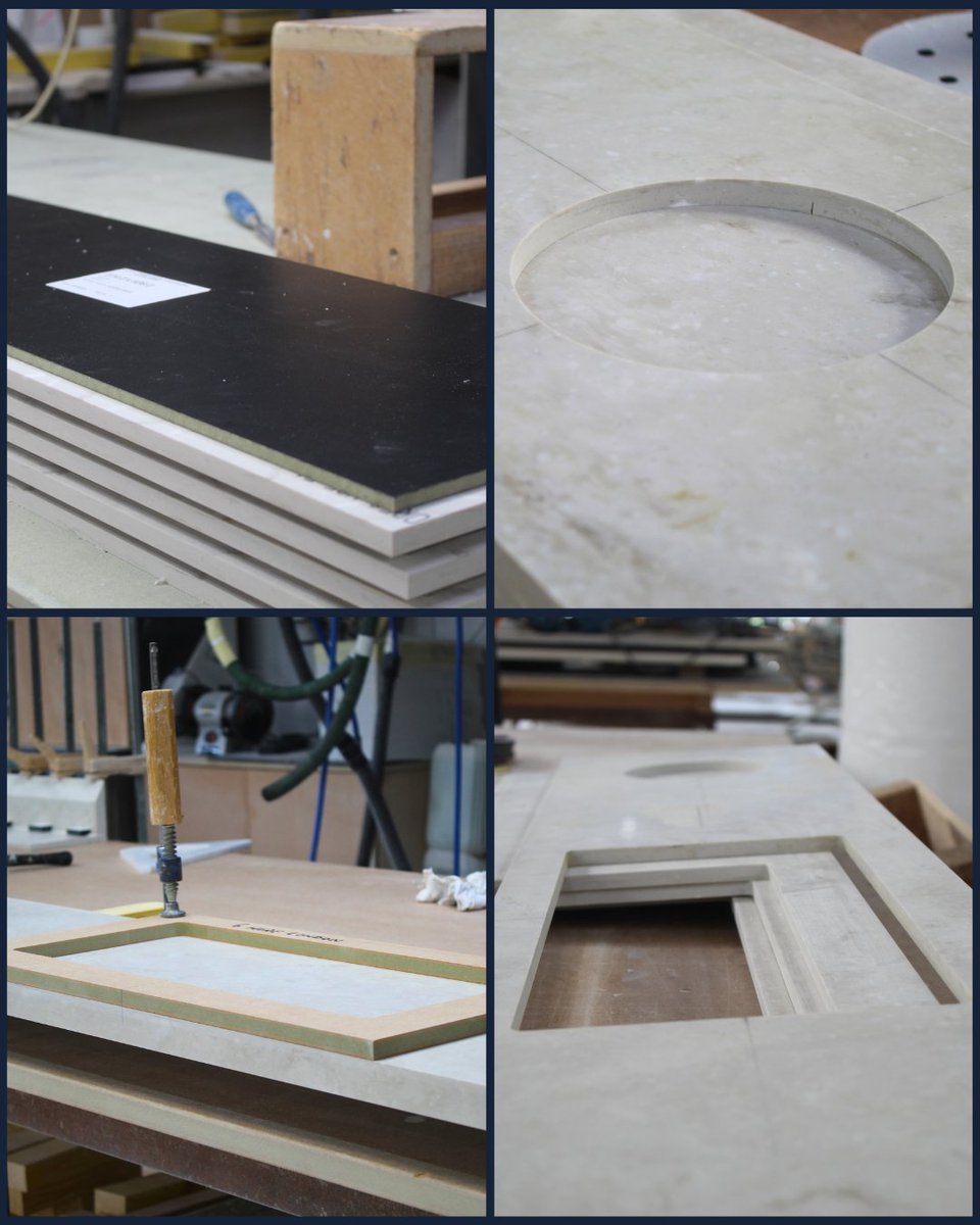 washroom_tweets's tweet image. Day 5 of Factory Focus Week 🛠️✨

Vanity tops and duct paneling in progress for 6 More London.
Precision cuts, smooth finishes, and everything made to spec.
Quality that fits the space perfectly.

#FactoryFocusWeek #VanityTops #DuctPaneling #6MoreLondon #JoineryWorkshop