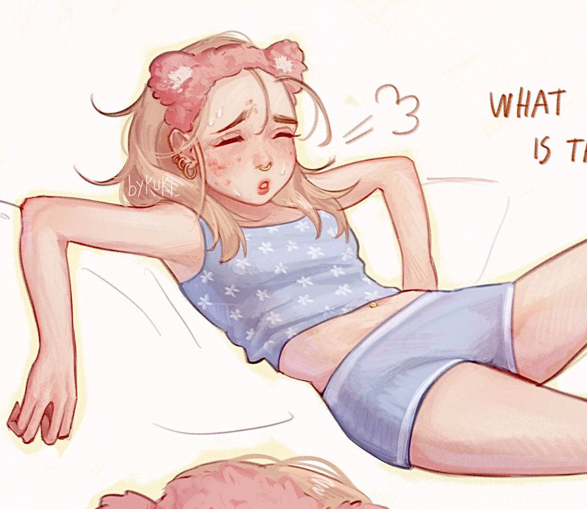 Poor Lily wasn’t ready for Spanish summer heat 😵‍💫🎀
#ocart