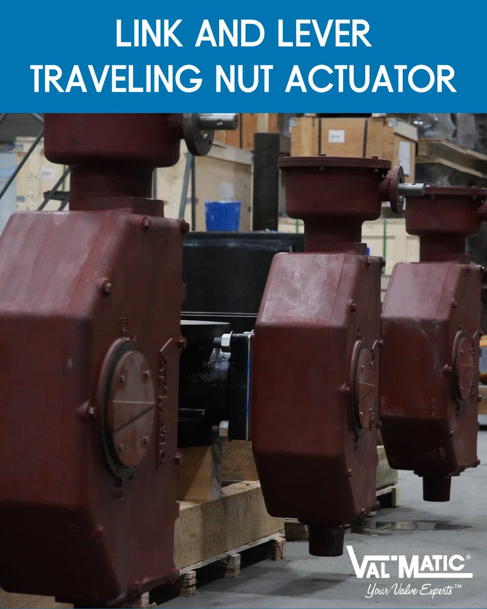 Valmaticvalves's tweet photo. Trusted for 50+ years, the Traveling Nut Actuator pairs with Val-Matic Butterfly and Ball Valves to deliver smooth, characterized closure. Its high mechanical advantage reduces operator effort and helps minimize pipeline surges.
#ValMatic https://t.co/vBkQFwXjXq