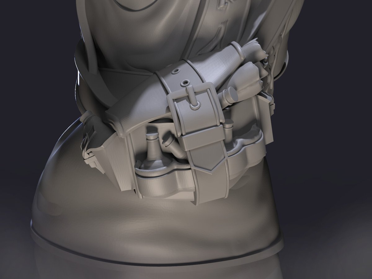 adamcohenart's tweet image. Dwarf Wizard for 3D printing
This work was done for 3d printing in 18 hours, thank you for paying attention to this work.

#3dprinter #3dprinting #dwarfwizard #dwarf #wizard #fantasy #3d #charactermodeling #characterdesign #Digital3D #Stylized #Character #Stylized #3dmodeling